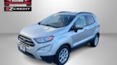 Blue SUV with Easton Motors EZCredit logo on gray background; text 'APPLY, ARRIVE & DRIVE!' visible at bottom.
