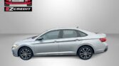 Easton Motors logo top left with a silver sedan below, against a gray gradient, and the bottom slogan 'APPLY, ARRIVE & DRIVE!'