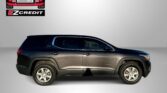 Side view of a dark gray SUV with an Easton Motors logo in the top left and the text 'APPLY, ARRIVE & DRIVE!' at the bottom.