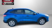 Blue SUV profile view with Easton Motors logo above and 'Apply, Arrive & Drive!' slogan below.