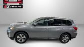 Gray SUV in a showroom setting with the Easton Motors EZCredit logo in the top left and the slogan 'APPLY, ARRIVE & DRIVE!' at the bottom