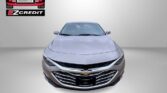 Front view of a silver Chevrolet sedan with Easton Motors EZCredit branding in the corner and the slogan 'APPLY, ARRIVE & DRIVE!' at the bottom.