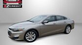 Silver sedan car in an advertisement with Easton Motors EZCredit logo in the top-left and the caption 'APPLY, ARRIVE & DRIVE!' in red at the bottom.