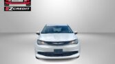 Front view of a white car with Easton Motors logo in the top left and red 'APPLY, ARRIVE & DRIVE!' text along the bottom.