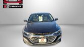 Front view of a blue Chevrolet car, with a red Easton Motors logo in the top left and the slogan 'APPLY, ARRIVE & DRIVE!' partially visible below.