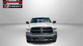 Front view of a white pickup truck against a gray gradient, Easton Motors logo in the upper left and the red slogan 'APPLY, ARRIVE & DRIVE!' at the bottom.