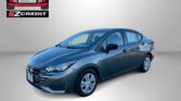 Blue sedan on a gray gradient background with the Easton Motors logo and EZ Credit, plus the slogan 'Apply, Arrive & Drive!'
