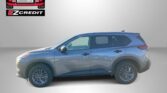 Blue SUV in a studio ad featuring the Easton Motors logo and the slogan 'APPLY, ARRIVE & DRIVE!'