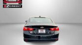 Rear view of a black Chevrolet with Easton Motors logo on the left and the slogan 'APPLY, ARRIVE & DRIVE!' at the bottom.